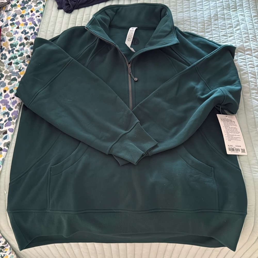 Lululemon Scuba Oversized Funnel Neck Half Zip XL/XXL NWT